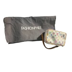 Louis Vuitton Monogram Multicolor Trousse Wapity Clutch Case